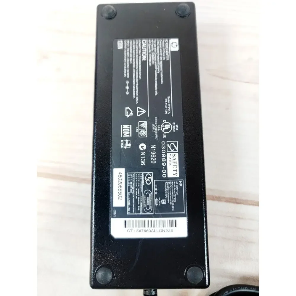 Genuine HP Compaq 120W AC Power Adapter PPP017L PPP017h 316688-001 317188-001
